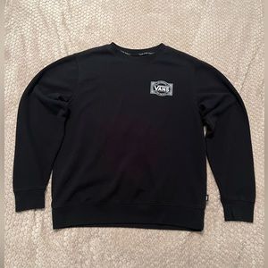 Vans Crewneck Black Mens Small